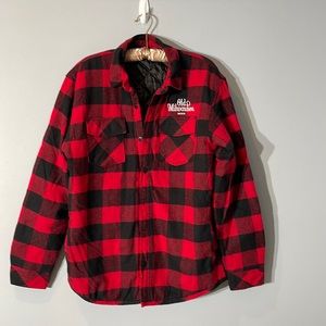 Buffalo Plaid quilted flannel shacket Large